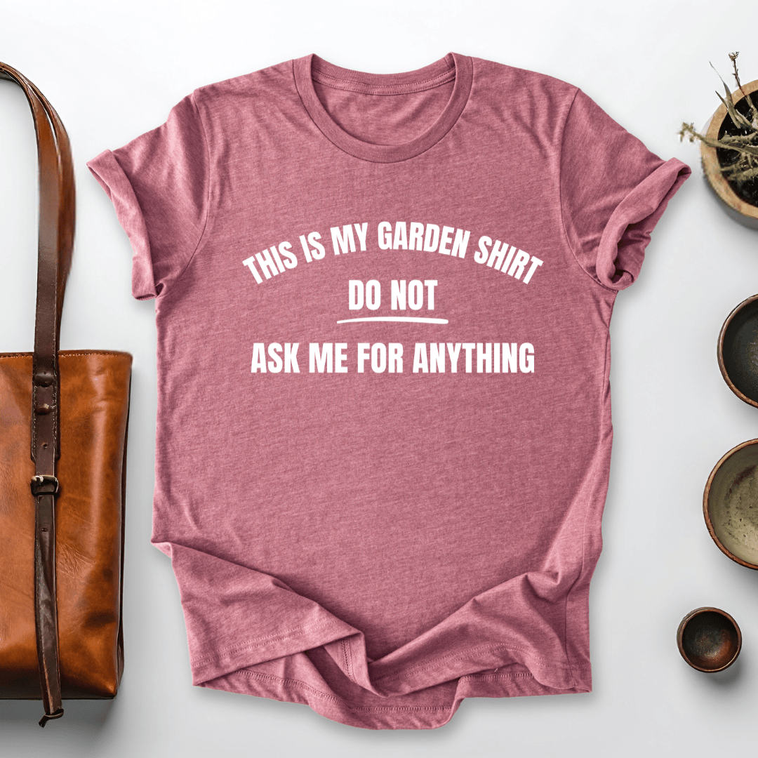 mom life tee that says Gardening Mom T-Shirt for moms
