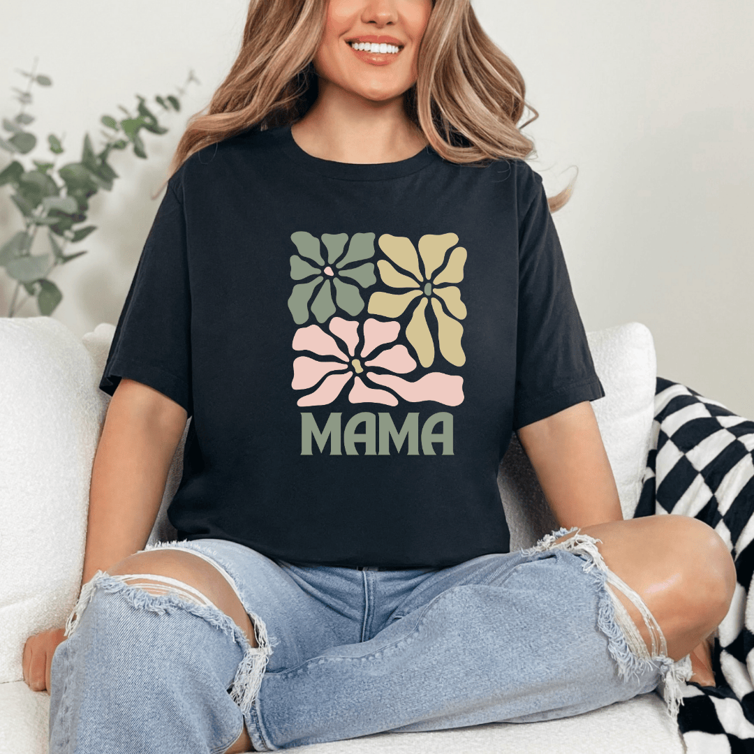 mom life tee that says MAMA T-shirt! for moms