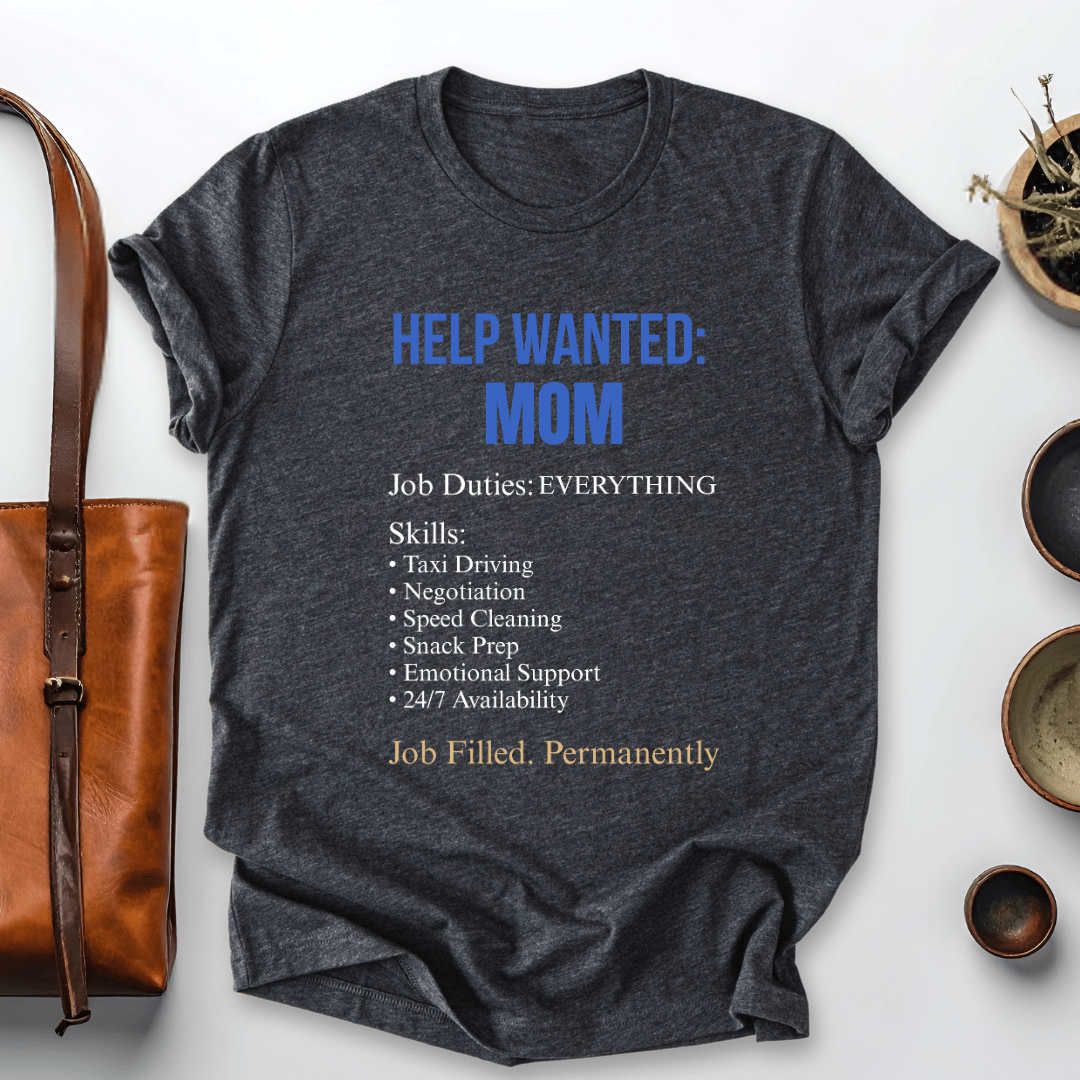 mom life tee that says Skills of a Mom T-Shirt for moms