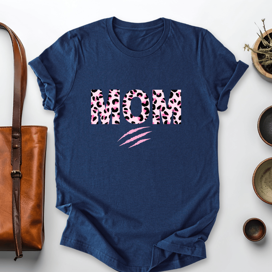 mom life tee that says Wild Mom T-Shirt for moms