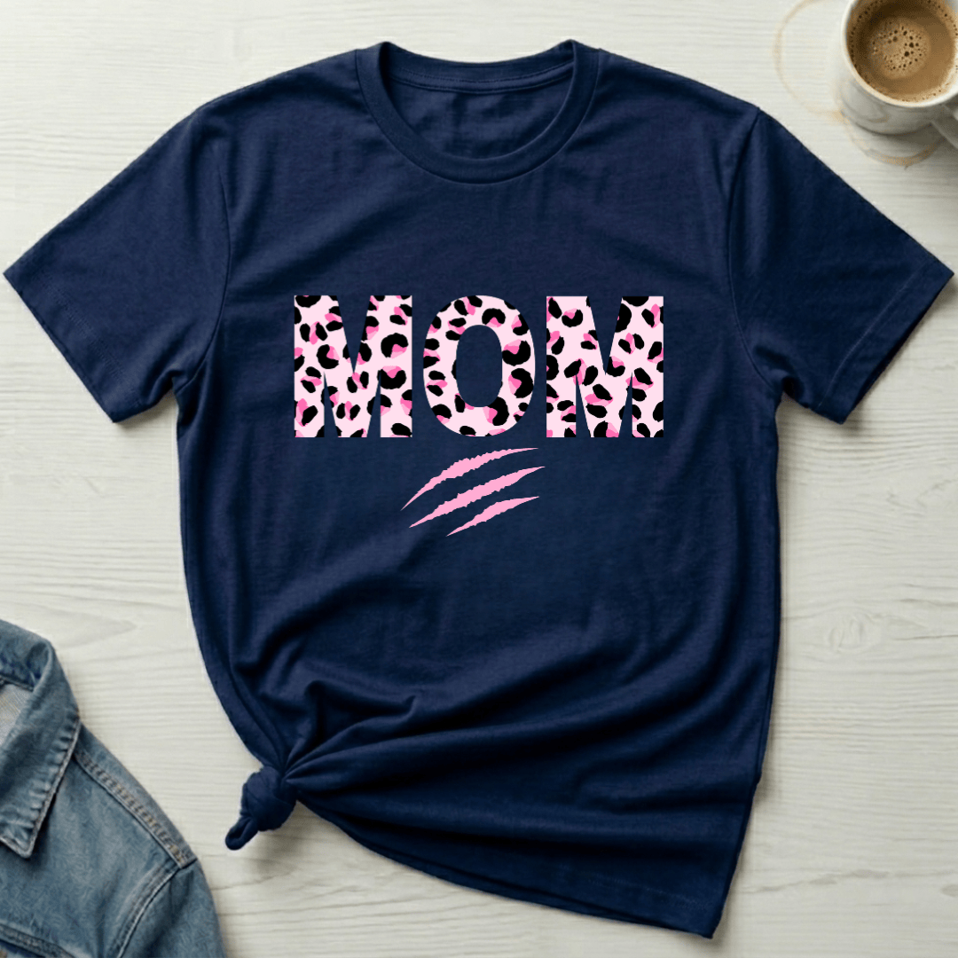 mom life tee that says Wild Mom T-Shirt for moms