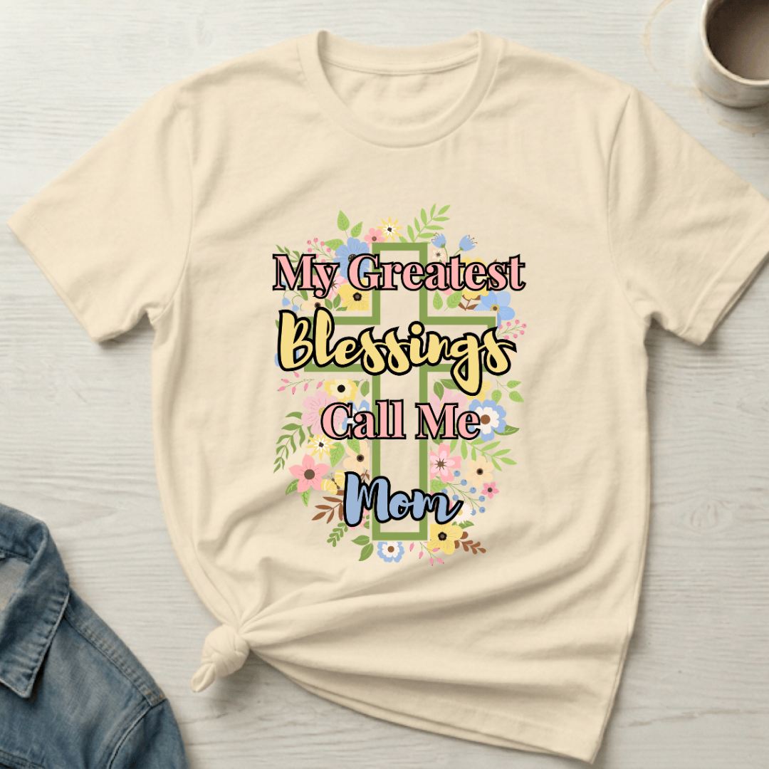 mom life tee that says Call Me Mom T-Shirt for moms