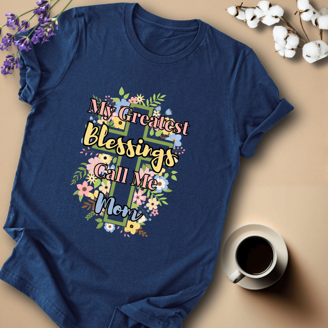 mom life tee that says Call Me Mom T-Shirt for moms