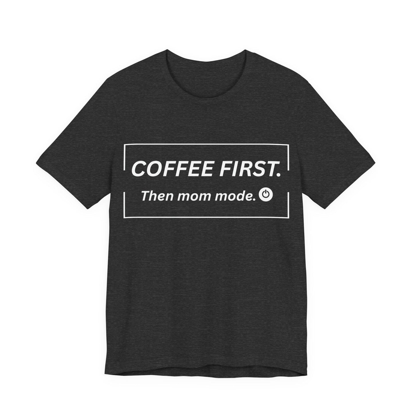 mom life tee that says Coffee and Mom Mode T-Shirt for moms