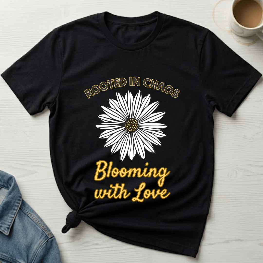mom life tee that says Flower Mom Humor T-Shirt for moms