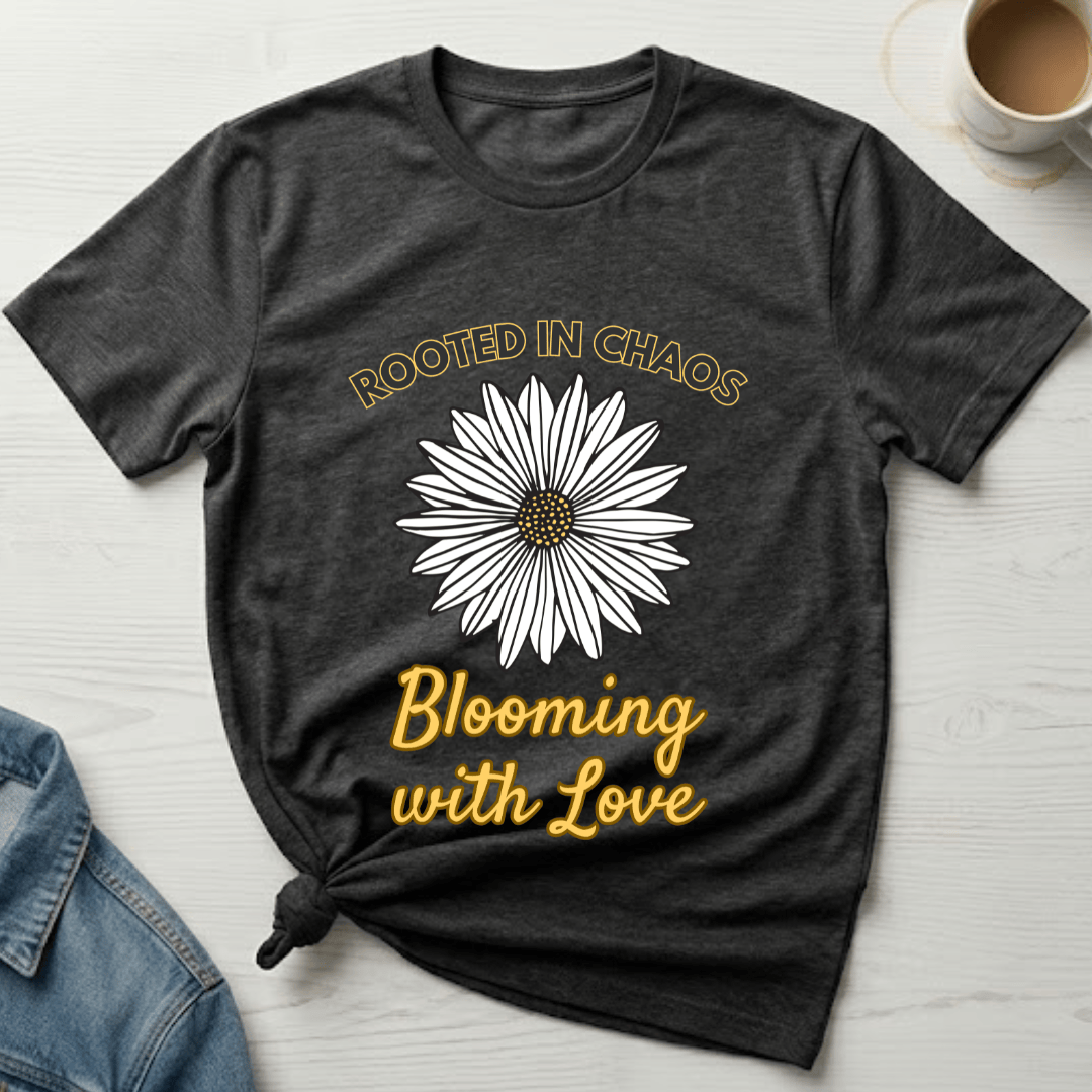 mom life tee that says Flower Mom Humor T-Shirt for moms