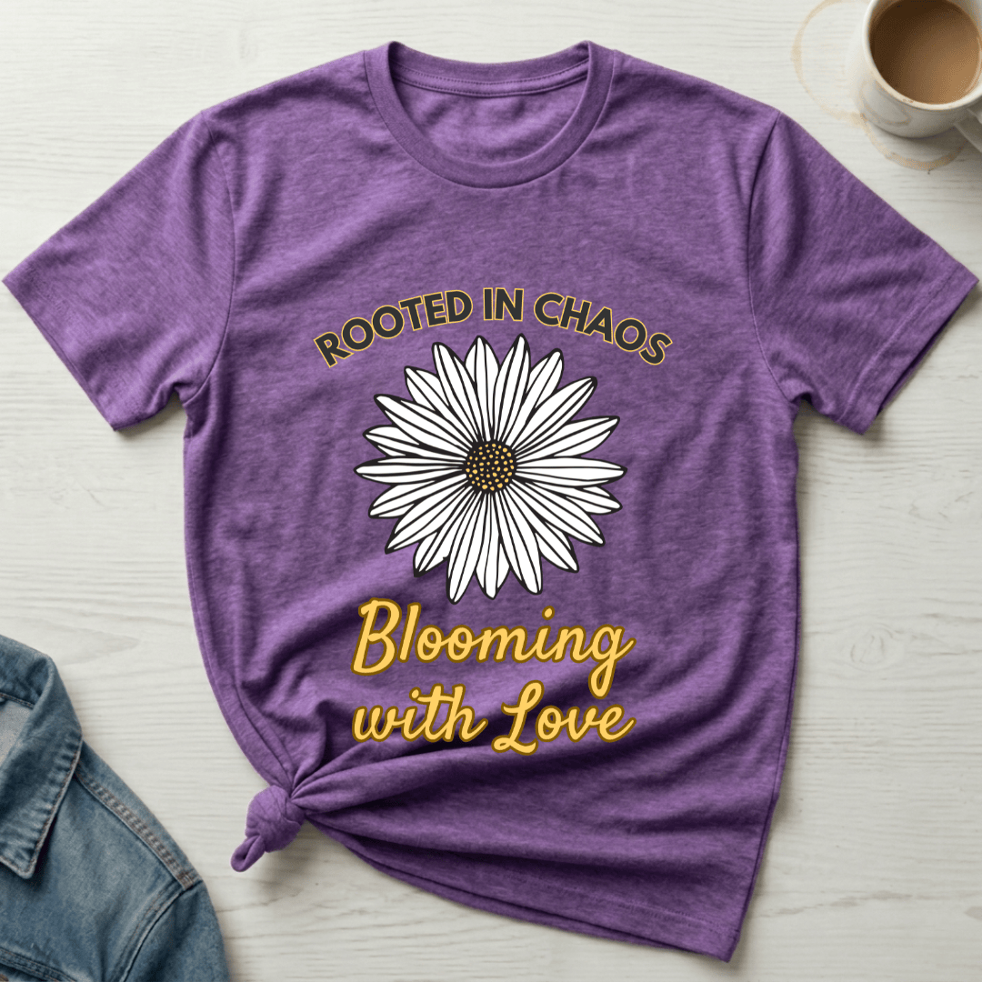 mom life tee that says Flower Mom Humor T-Shirt for moms
