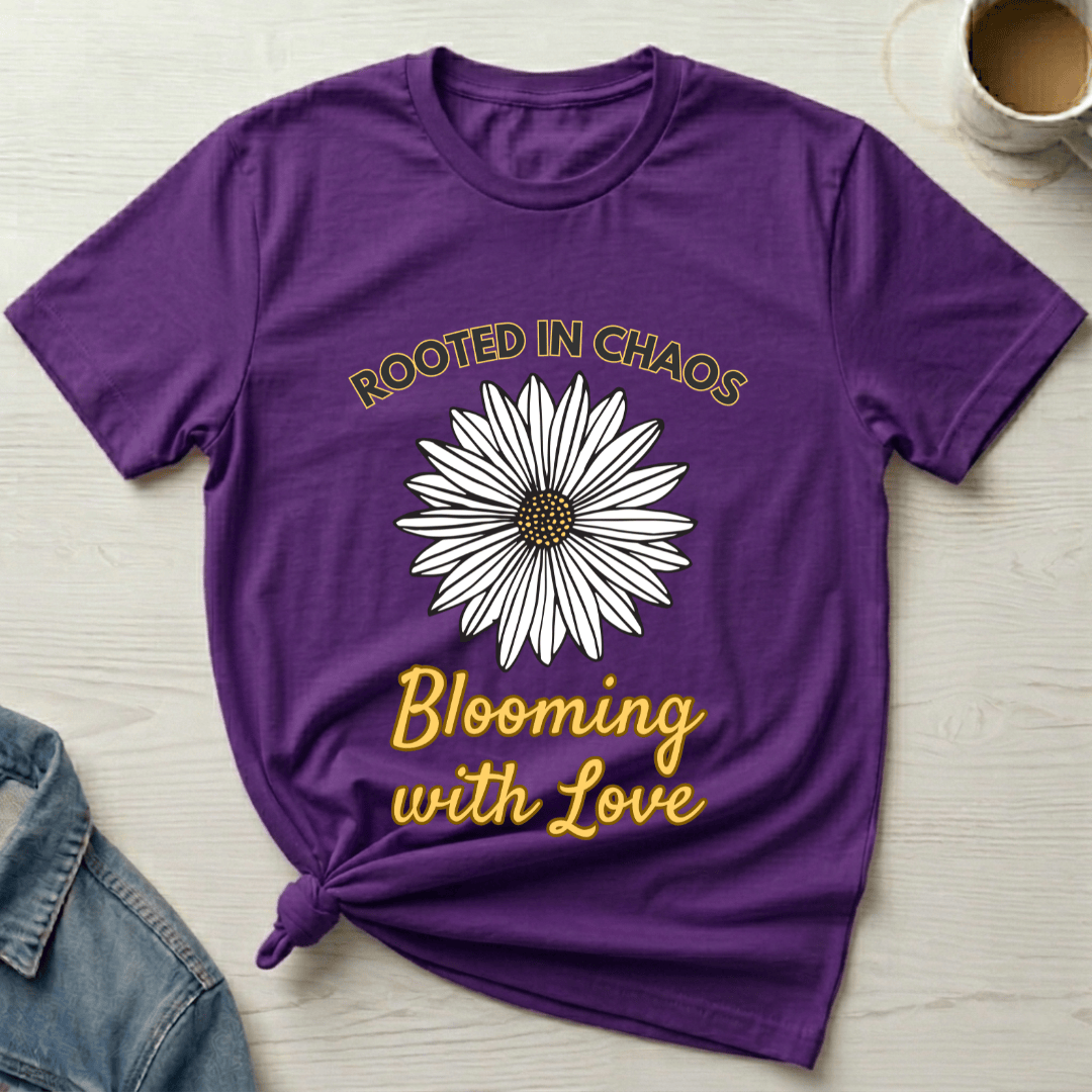 mom life tee that says Flower Mom Humor T-Shirt for moms
