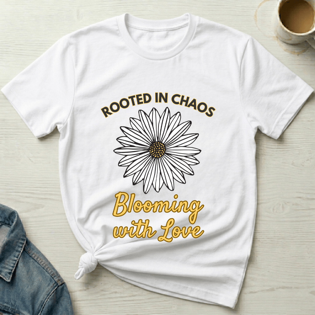 mom life tee that says Flower Mom Humor T-Shirt for moms