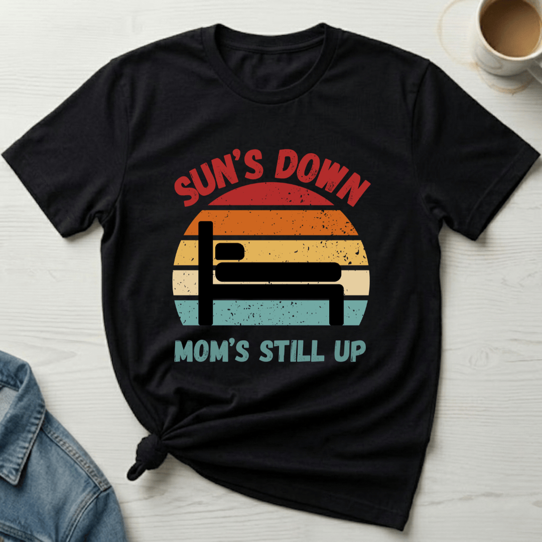 mom life tee that says Funny Tired Mom Life T-Shirt for moms