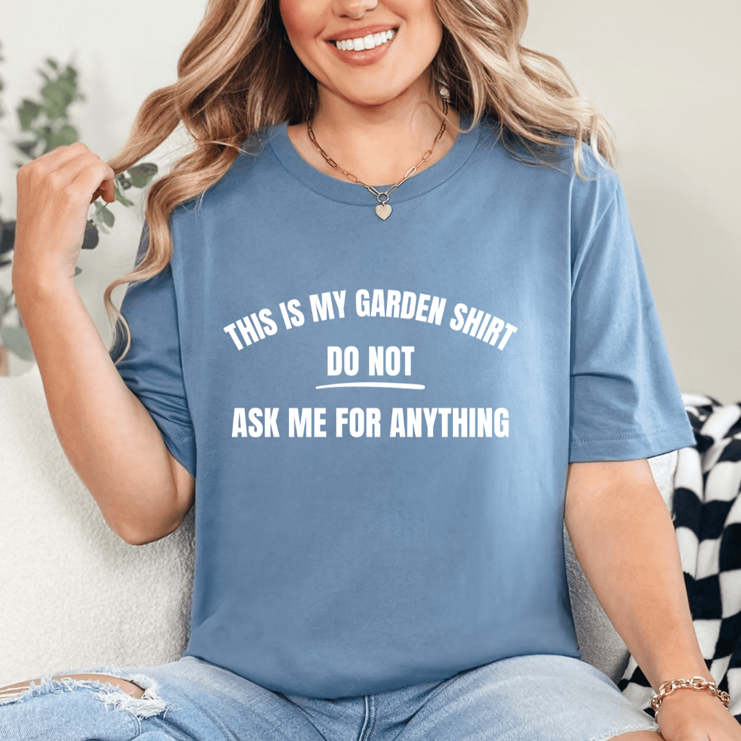 mom life tee that says Gardening Mom T-Shirt for moms