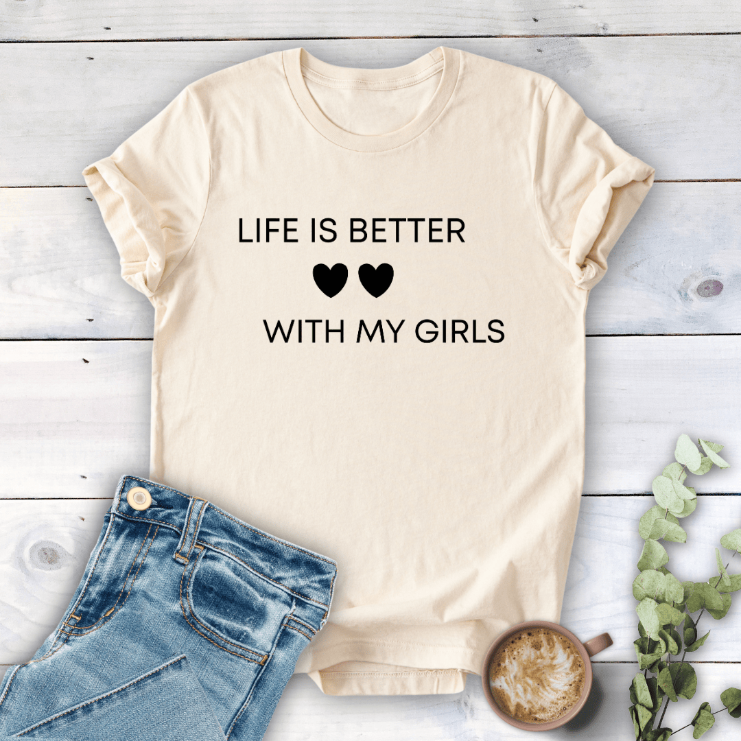 mom life tee that says Life is Better Mom T-Shirt for moms