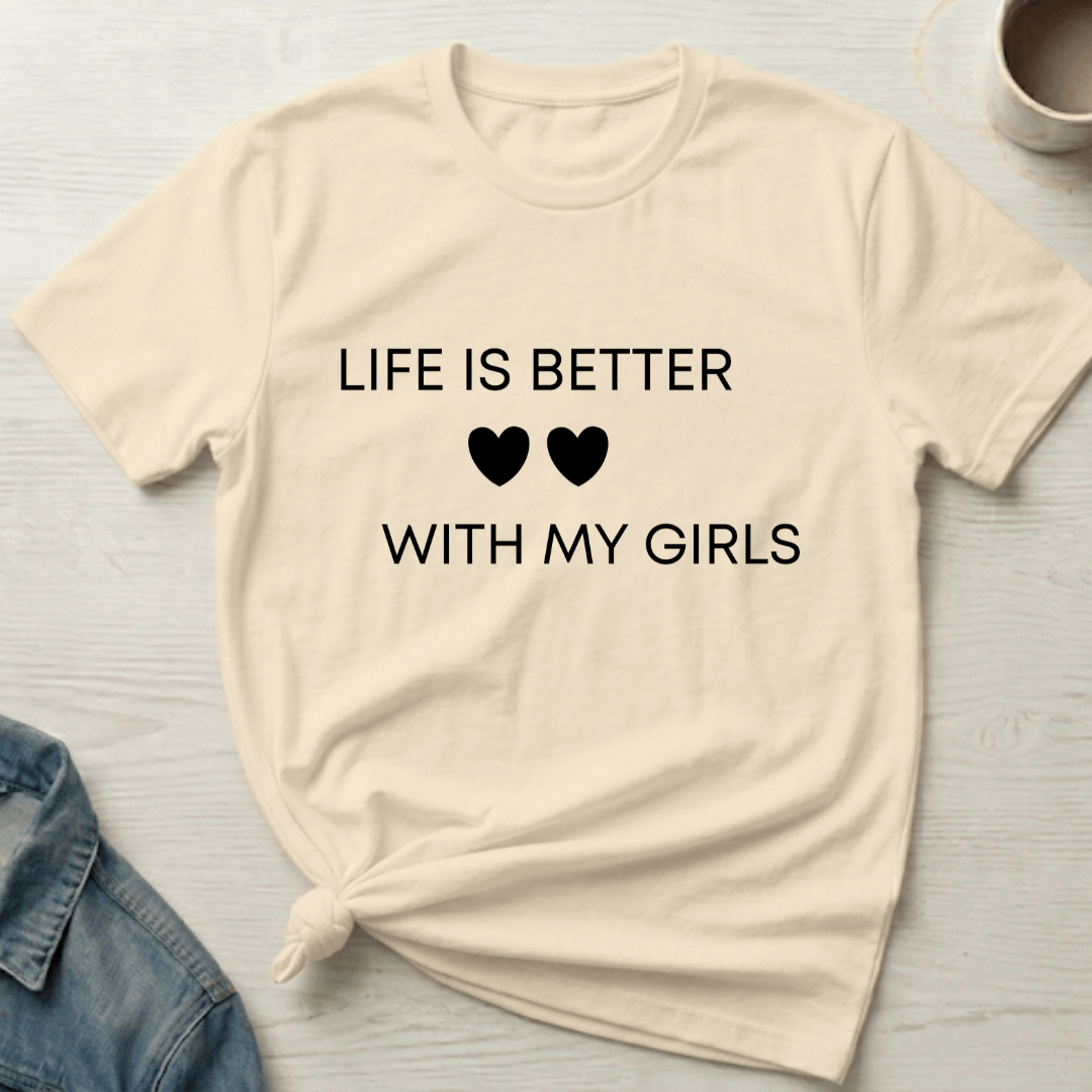 mom life tee that says Life is Better Mom T-Shirt for moms