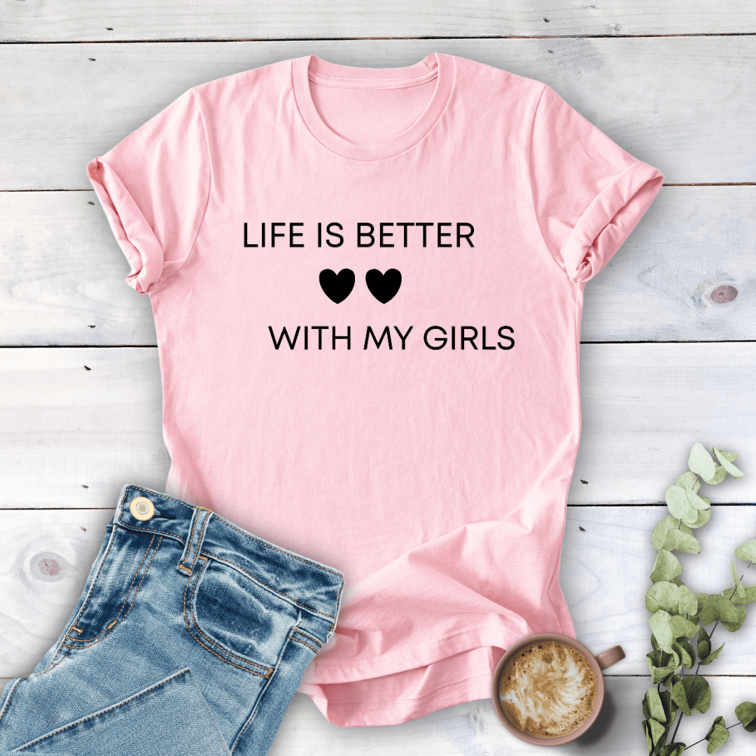 mom life tee that says Life is Better Mom T-Shirt for moms