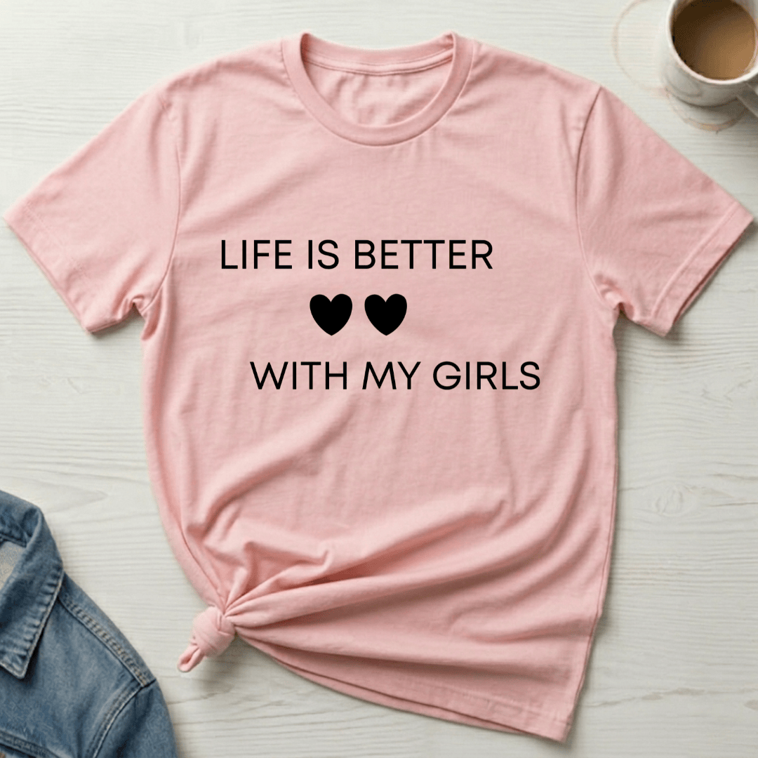 mom life tee that says Life is Better Mom T-Shirt for moms
