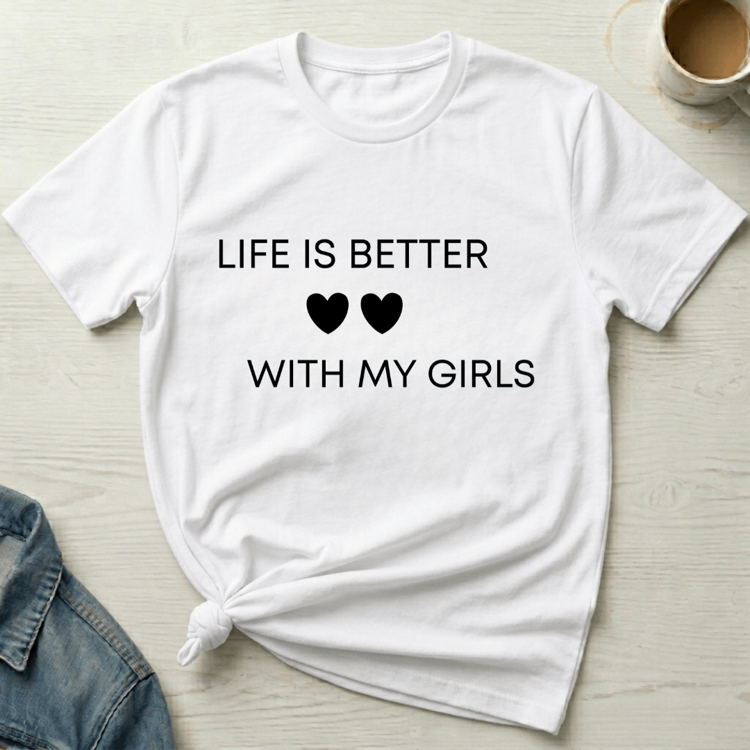 mom life tee that says Life is Better Mom T-Shirt for moms