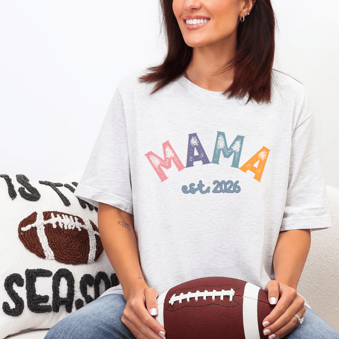 mom life tee that says MAMA 2026 Mom T-Shirt for moms