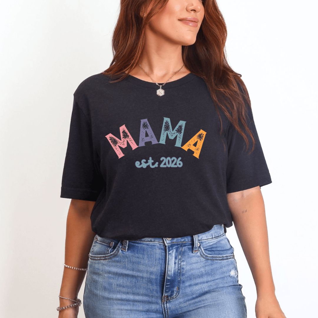 mom life tee that says MAMA 2026 Mom T-Shirt for moms