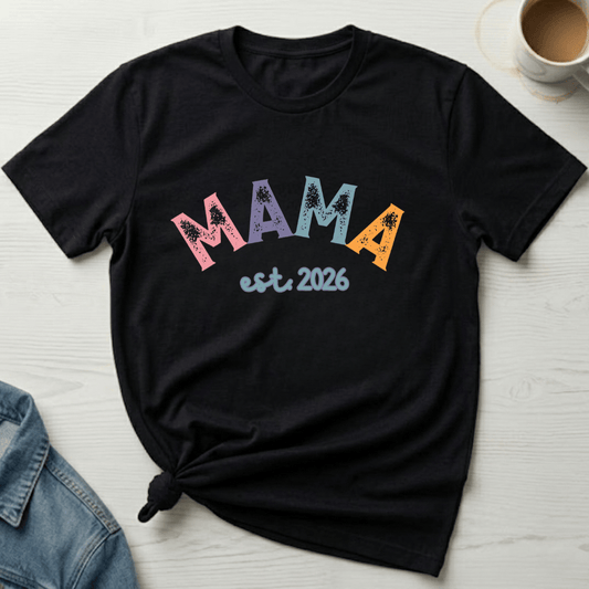 mom life tee that says MAMA 2026 Mom T-Shirt for moms