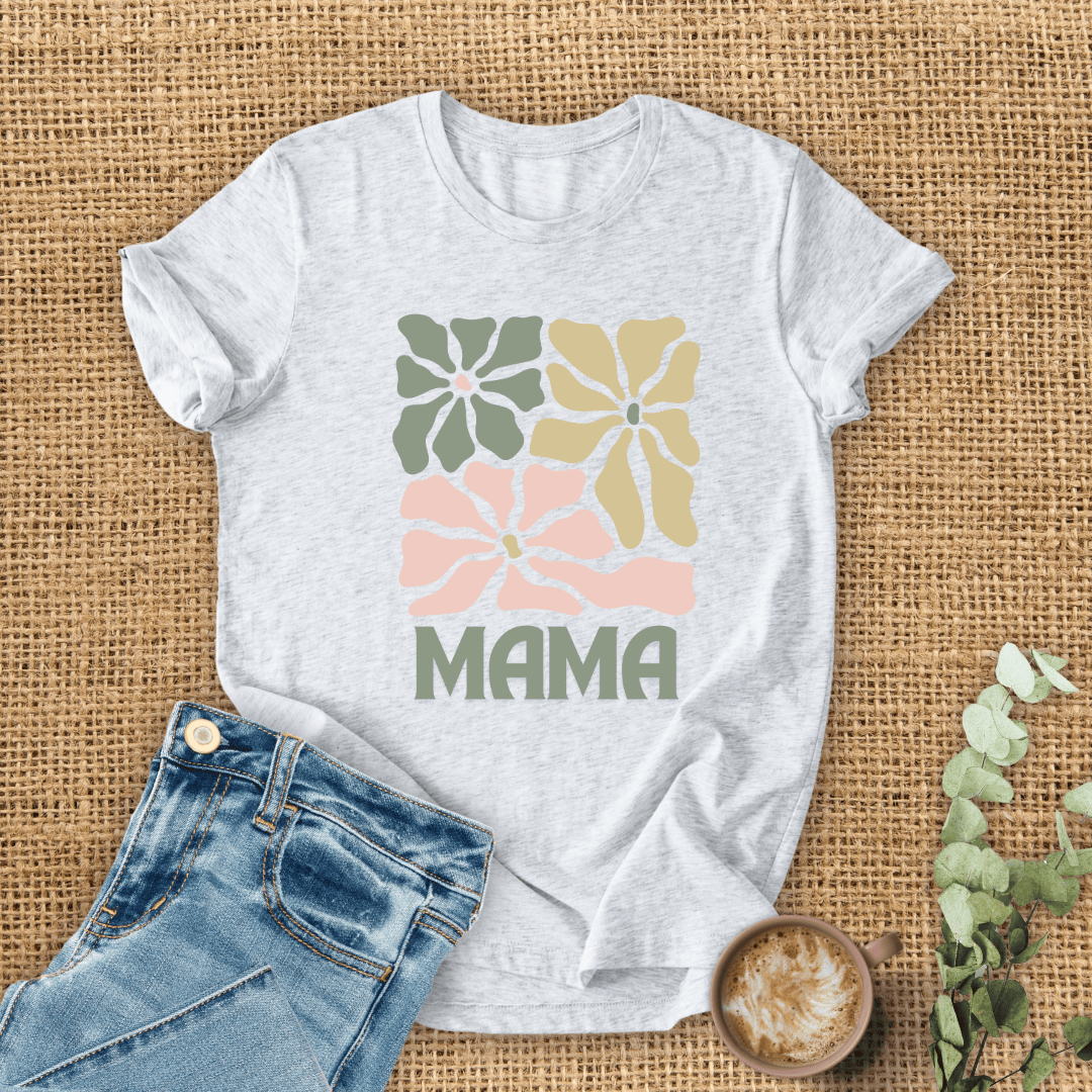 mom life tee that says MAMA T-shirt! for moms