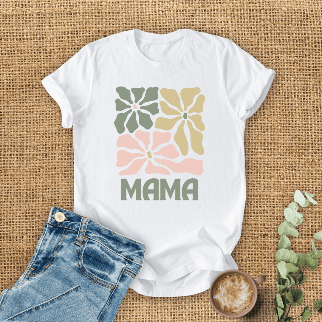 mom life tee that says MAMA T-shirt! for moms