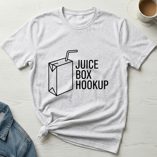 mom life tee that says Minimalist Juice Box Mom T-Shirt for moms