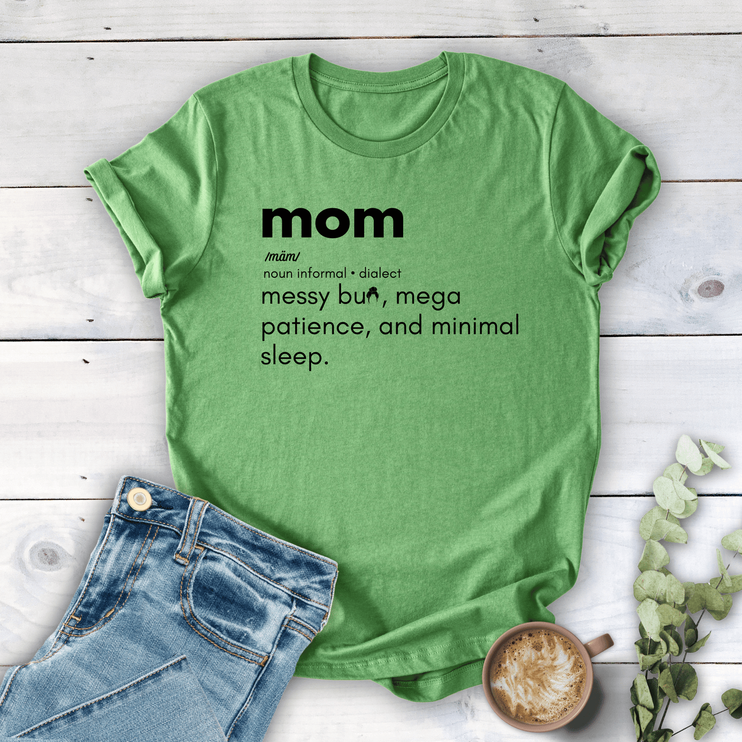 mom life tee that says Mom Definition T-Shirt for moms
