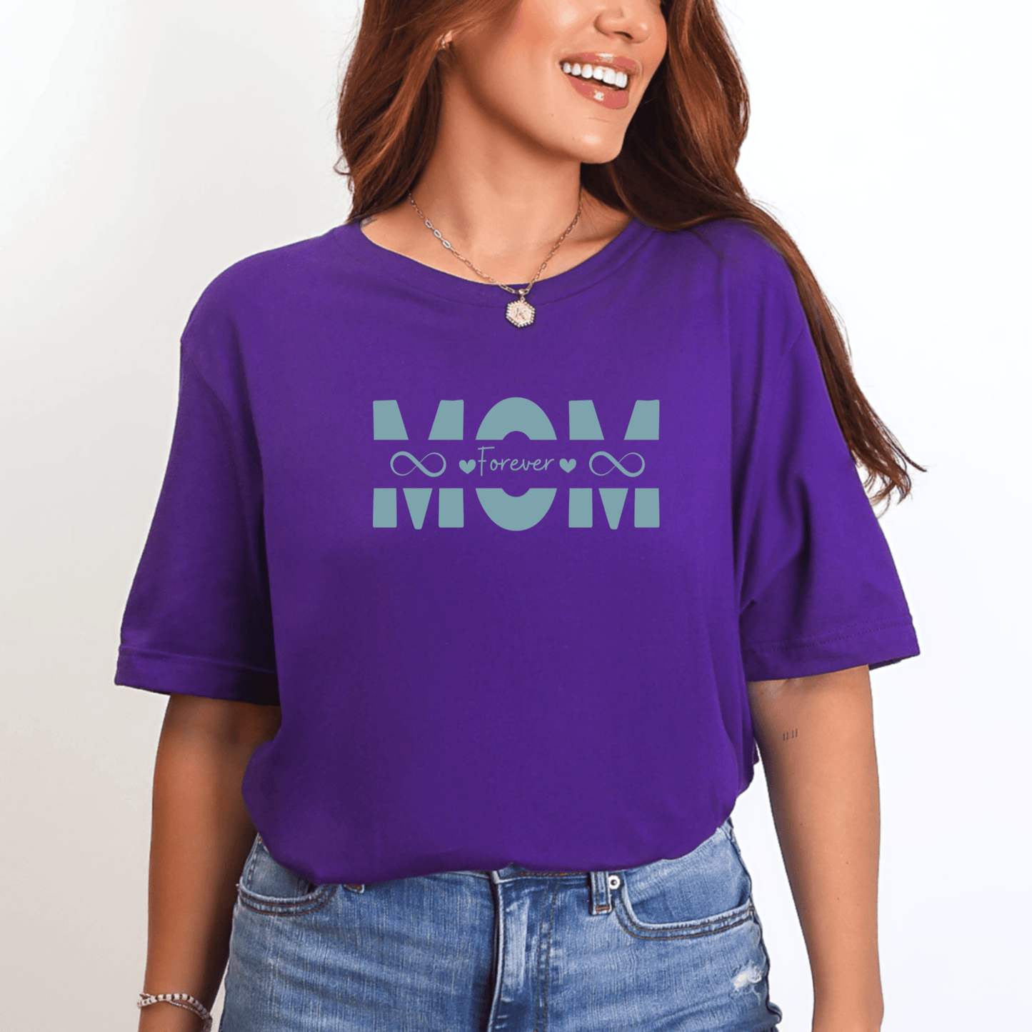 mom life tee that says Mom Forever T-Shirt for moms