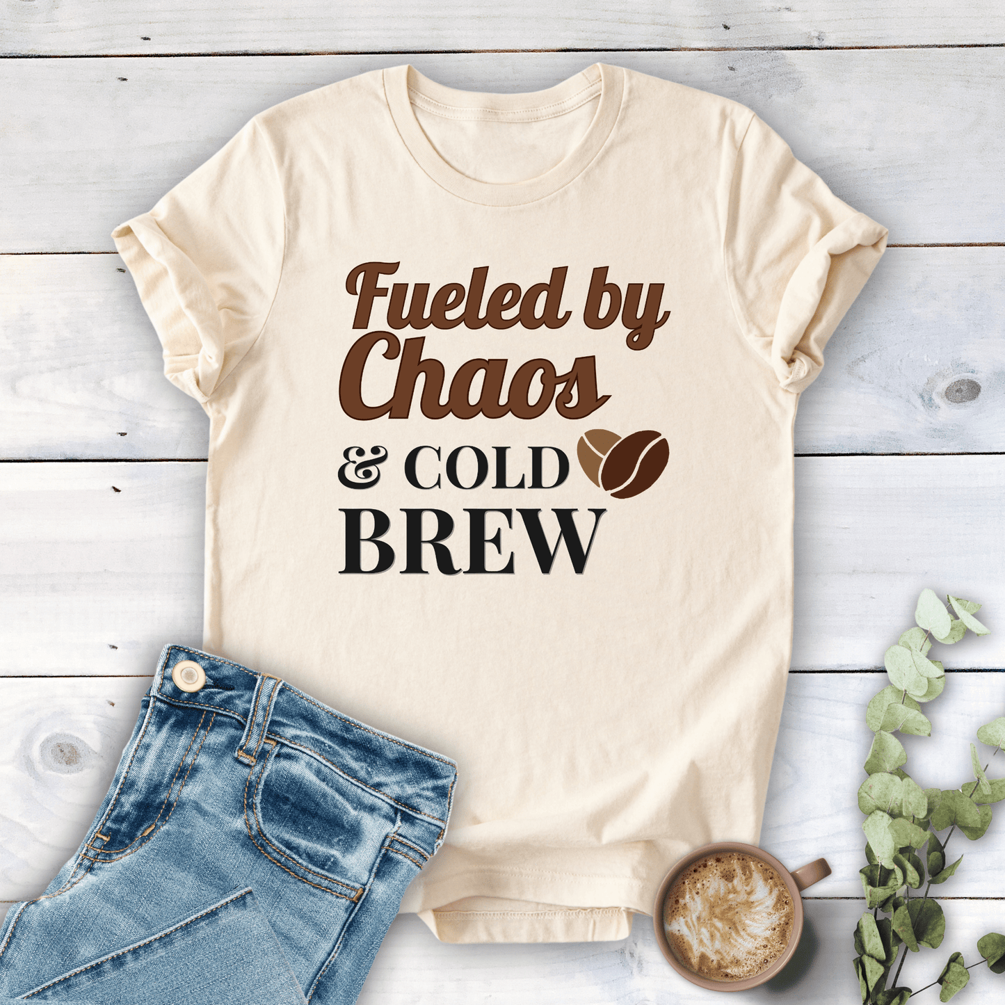 mom life tee that says Mom Fuel T-Shirt for moms