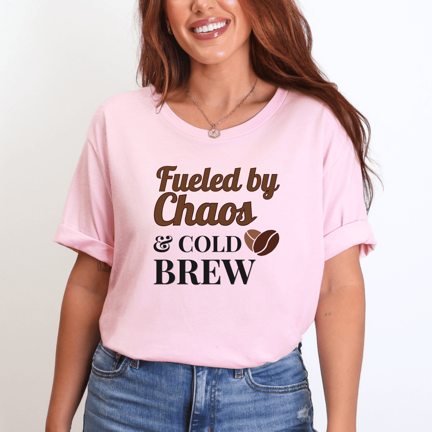 mom life tee that says Mom Fuel T-Shirt for moms