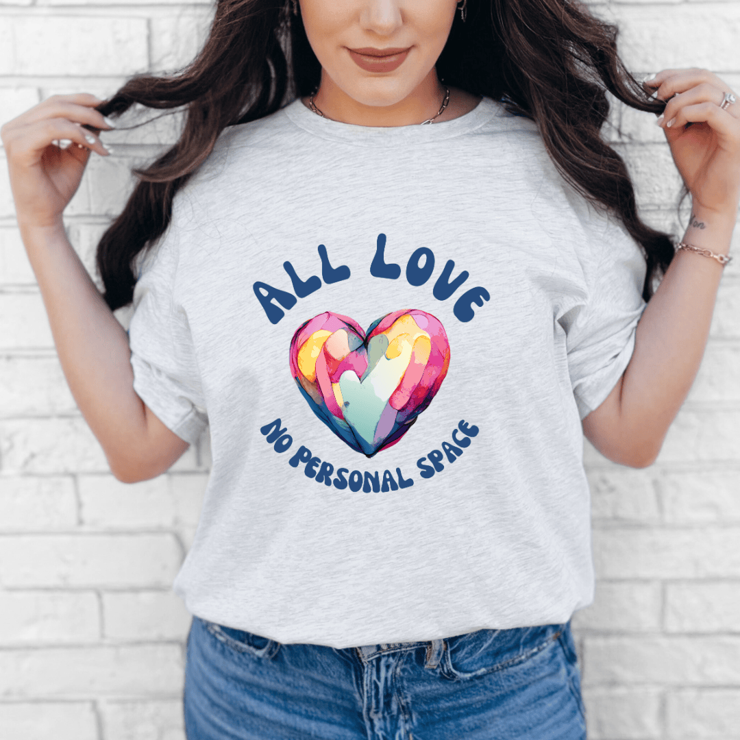 mom life tee that says No Personal Space Mom T-Shirt for moms