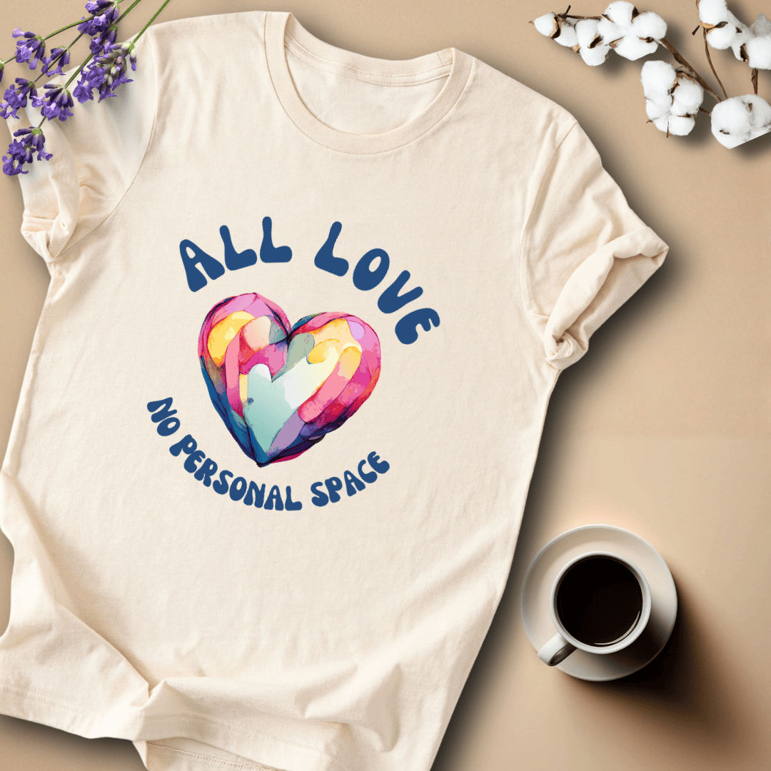 mom life tee that says No Personal Space Mom T-Shirt for moms
