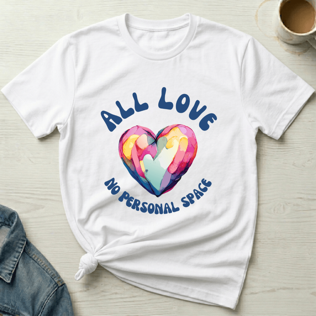 mom life tee that says No Personal Space Mom T-Shirt for moms