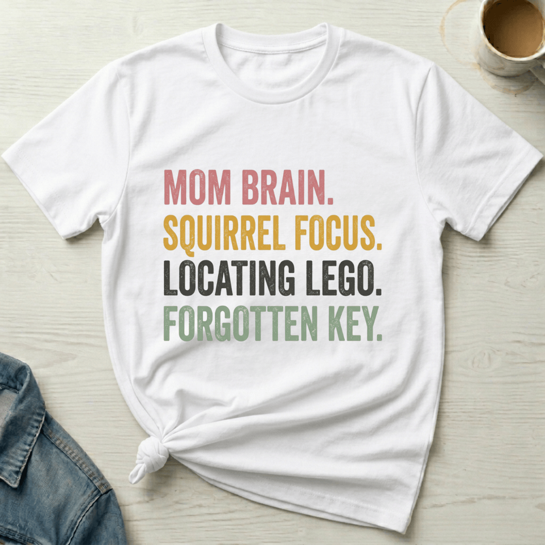 mom life tee that says Retro Relatable Mom T-Shirt for moms