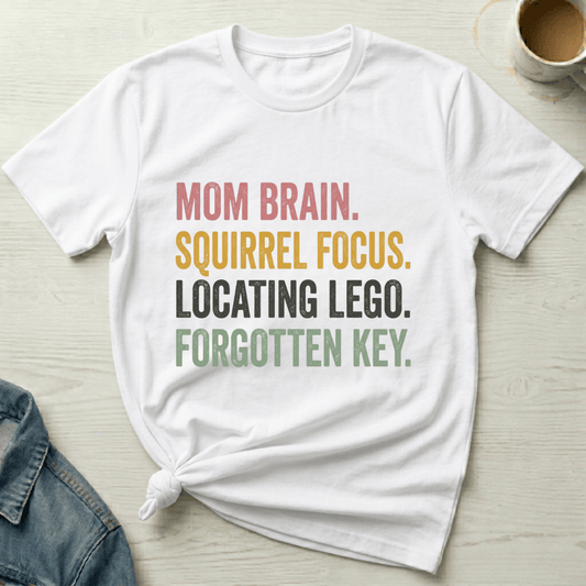 mom life tee that says Retro Relatable Mom T-Shirt for moms