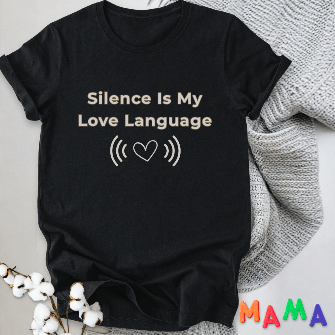 mom life tee that says Silence Please Mom T-Shirt for moms