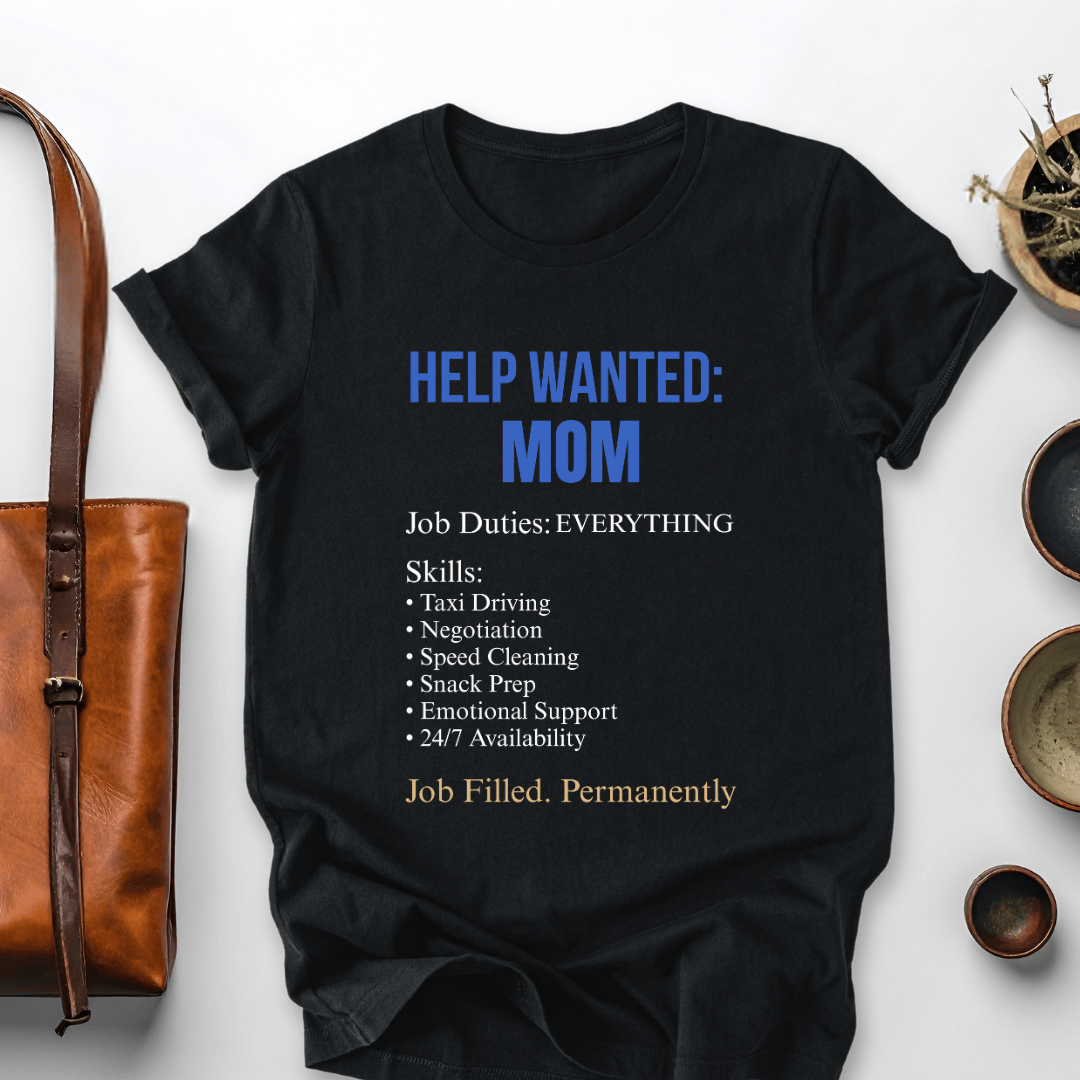 mom life tee that says Skills of a Mom T-Shirt for moms