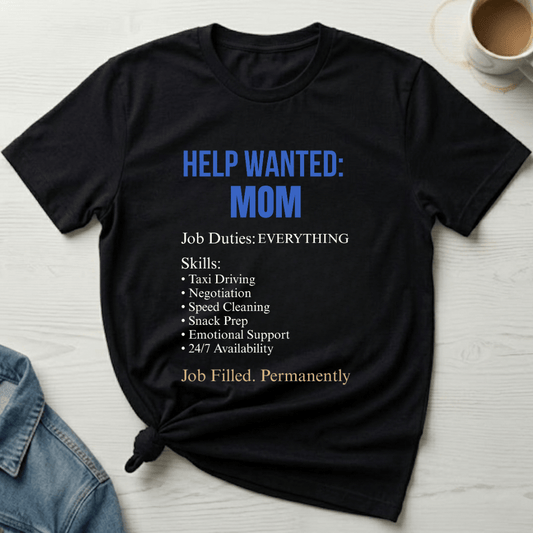 mom life tee that says Skills of a Mom T-Shirt for moms