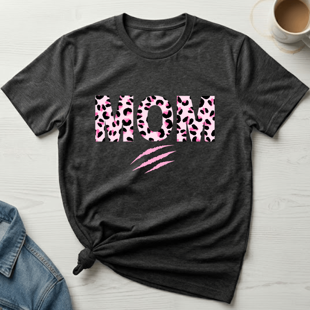 mom life tee that says Wild Mom T-Shirt for moms