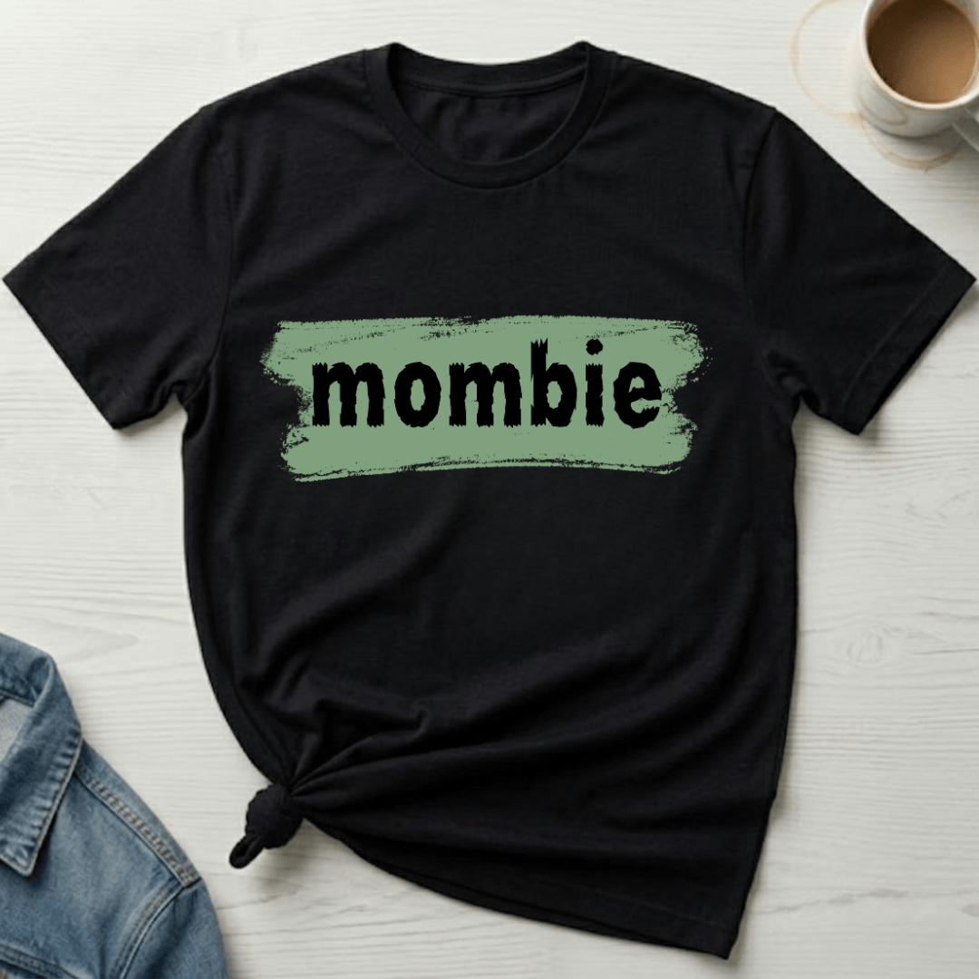 mom life tee that says Zombie Tired Mom T-Shirt for moms