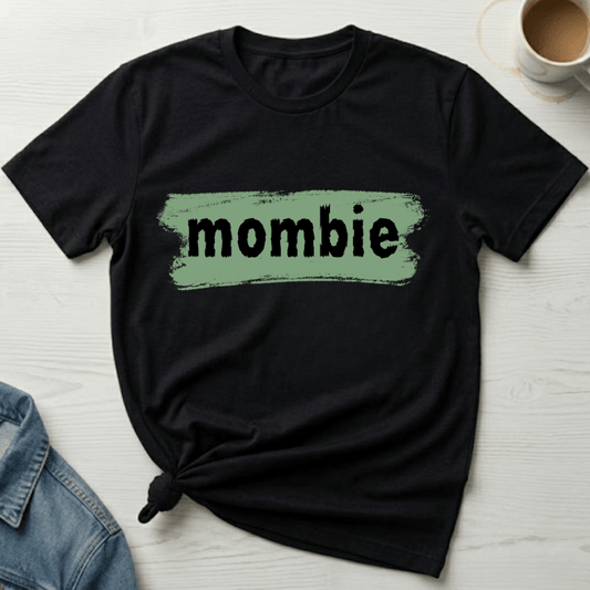 mom life tee that says Zombie Tired Mom T-Shirt for moms