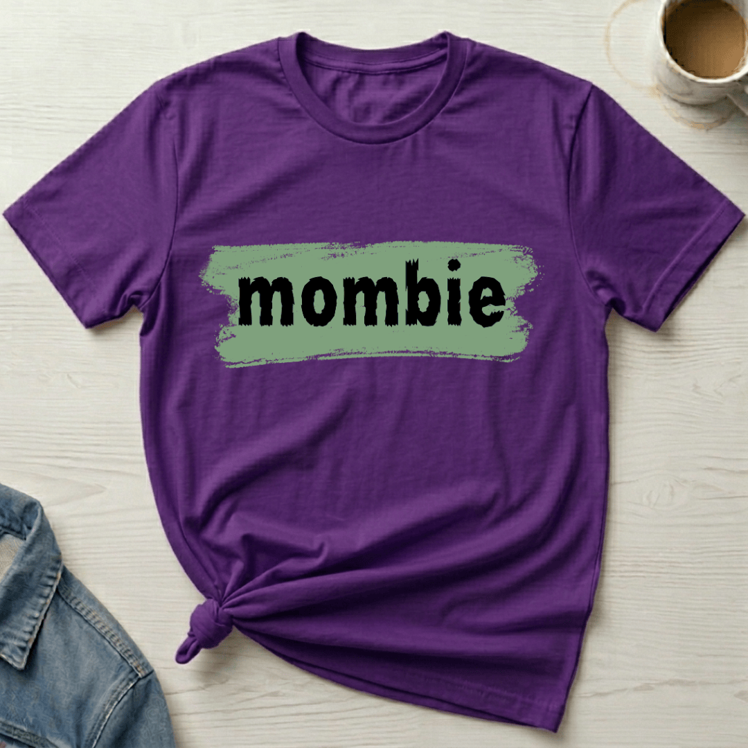 mom life tee that says Zombie Tired Mom T-Shirt for moms